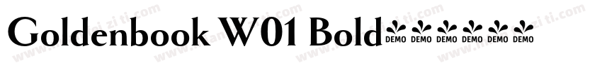 Goldenbook W01 Bold字体转换